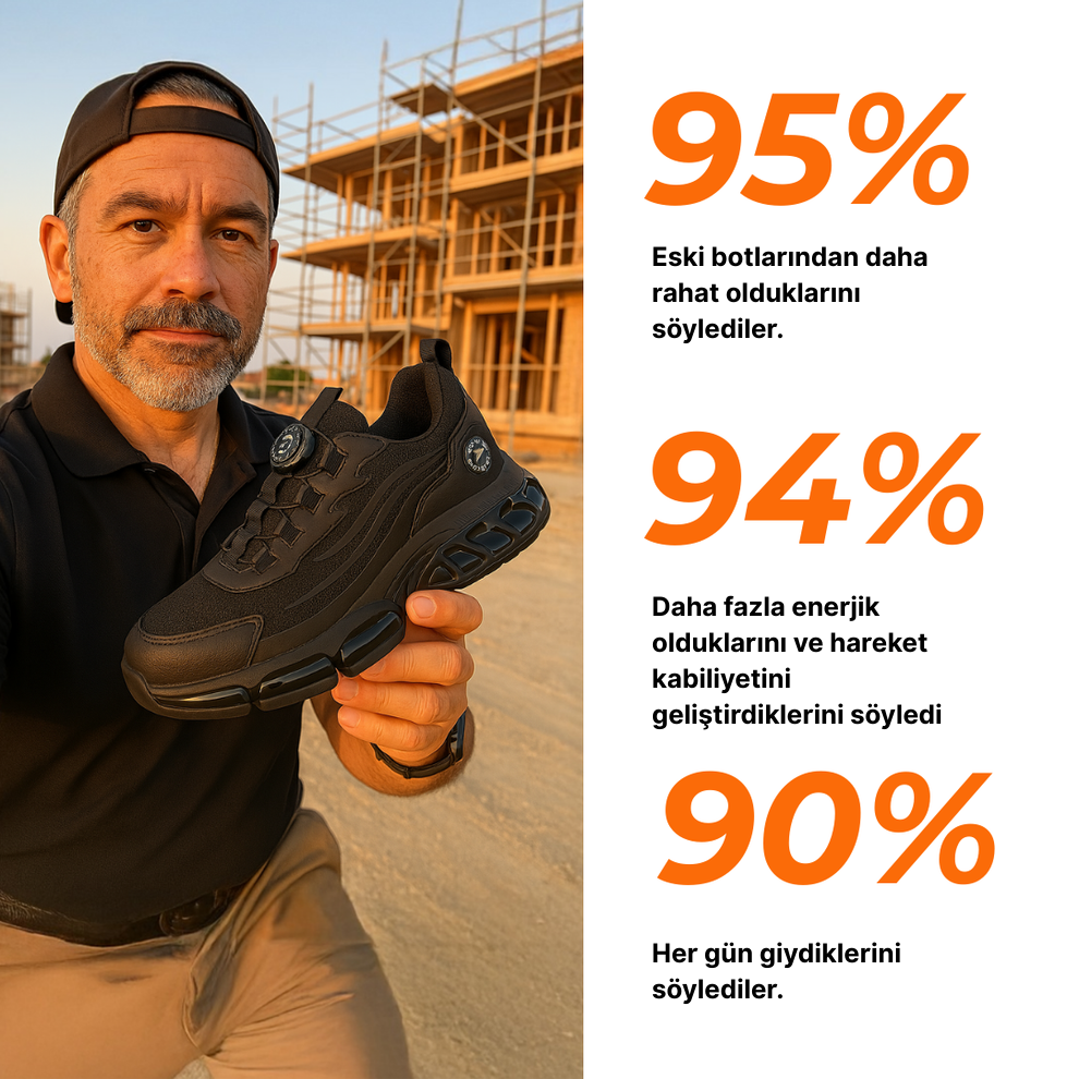 GüvenliAdım™ - En Rahat Çelik Burunlu Ayakkabılar