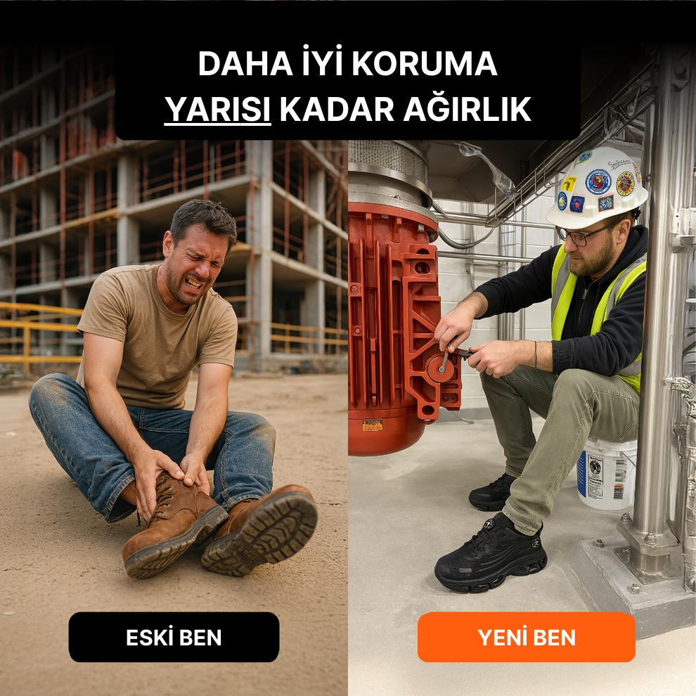 GüvenliAdım™ - En Rahat Çelik Burunlu Ayakkabılar